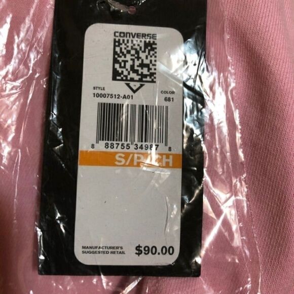 Converse Womens Hoodie Size SP Pullover Hooded New - Picture 6 of 6